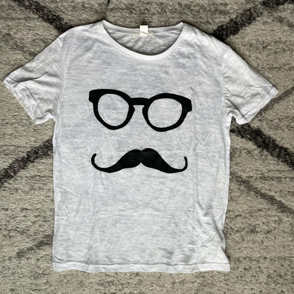 Mustache & Glasses Tee